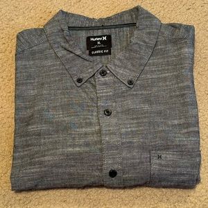 Mens Hurley Button Down Shirt - XL